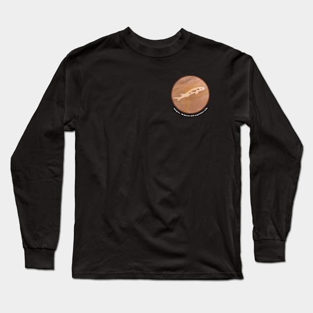 When Rivers Were Trails - Sturgeon Clan Long Sleeve T-Shirt by Indian Lands in Indian Hands